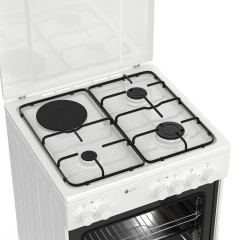 Thermogatz TGS 3501 WH Κουζίνα 56lt με Εστίες Υγραερίου Π60εκ. White Thermogatz TGS 3501 WH Κουζίνα 56lt με Εστίες Υγραερίου Π60εκ. White